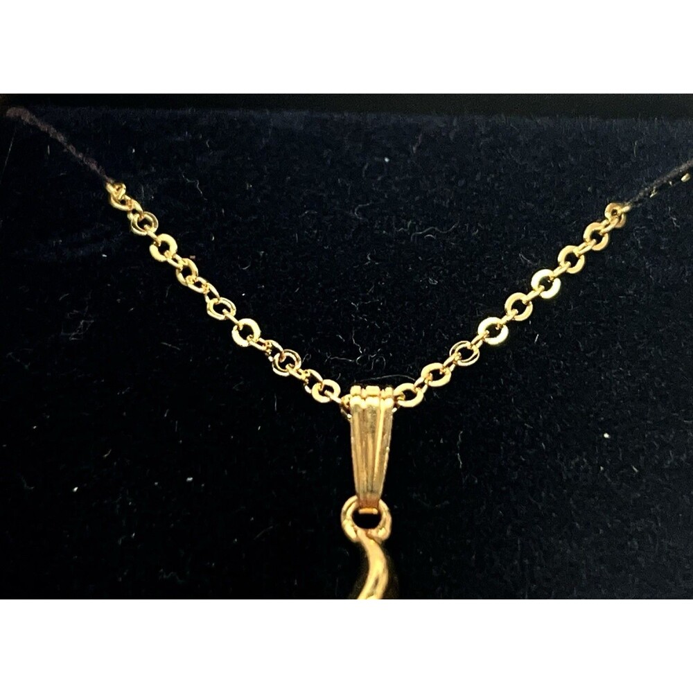 Ronte Beverly Hills Genuine Diamond Dust Golden Necklace & Clip Earrings Vintage - Picture 3 of 9